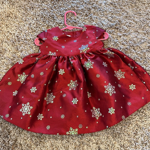 Bonnie Baby Red and White Formal Dress - Picture 3 of 3